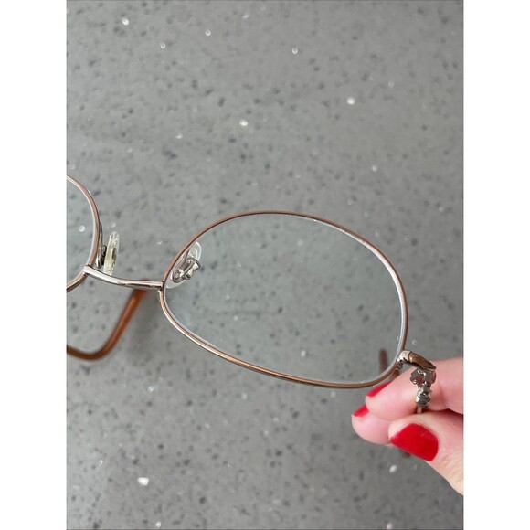 SOPHIA LOREN M172 ZYLOWARE 057 BROWN EYEGLASSES FRAMES ONLY 54-18 oval full rim - Picture 12 of 13